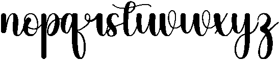Angista Regular otf (400) Font LOWERCASE