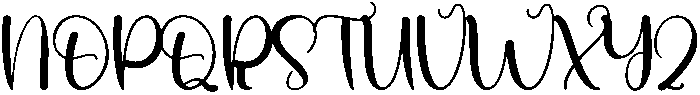 Angista Regular otf (400) Font UPPERCASE