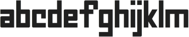 Angle Square Regular otf (400) Font LOWERCASE