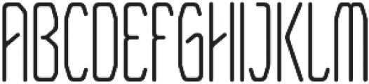 Angleface Condensed Light otf (300) Font UPPERCASE