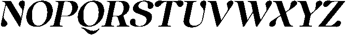 Anglica Serif Black Slanted otf (900) Font UPPERCASE