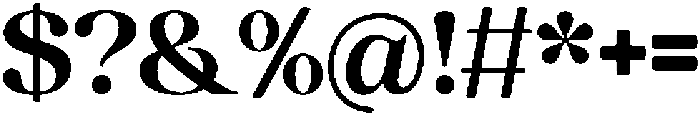 Anglica Serif Black otf (900) Font OTHER CHARS