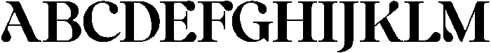 Anglica Serif Black otf (900) Font UPPERCASE