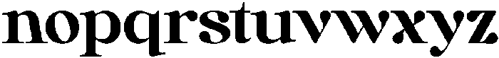 Anglica Serif Black otf (900) Font LOWERCASE