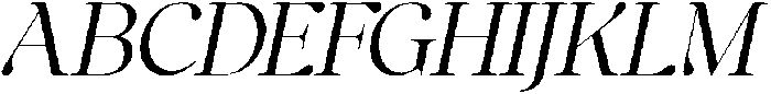 Anglica Serif Regular Slanted otf (400) Font UPPERCASE