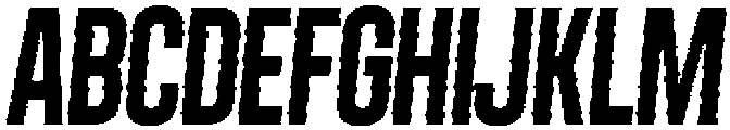 Angmar Inline Italic otf (400) Font UPPERCASE