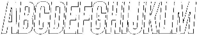 Angmar Outline Italic otf (400) Font UPPERCASE