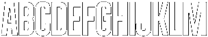 Angmar Outline otf (400) Font UPPERCASE
