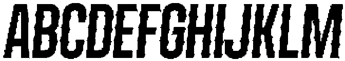 Angmar Rimmed Italic otf (400) Font UPPERCASE