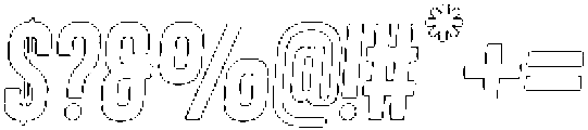 Angmar Rounded Outline Italic otf (400) Font OTHER CHARS