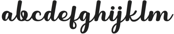 Angoline-Regular otf (400) Font LOWERCASE