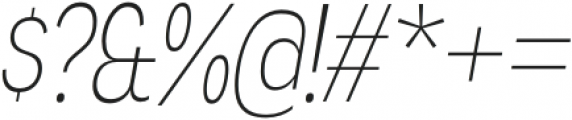 Angostura ExtraLight Italic otf (200) Font OTHER CHARS