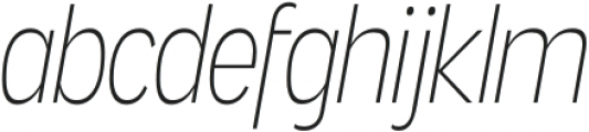 Angostura ExtraLight Italic otf (200) Font LOWERCASE
