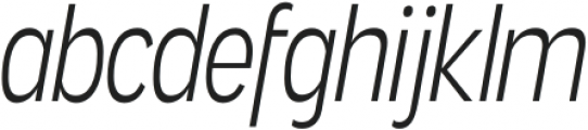 Angostura Light Italic otf (300) Font LOWERCASE