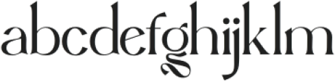 AngrelaDisplay-Regular otf (400) Font LOWERCASE