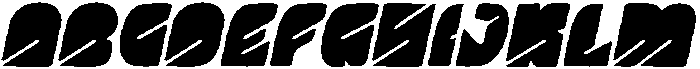 Angrion Italic otf (400) Font UPPERCASE