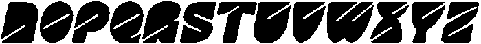 Angrion Italic otf (400) Font UPPERCASE