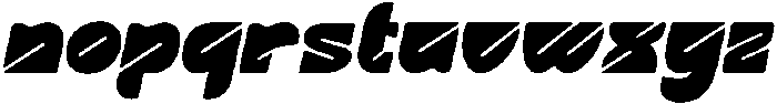 Angrion Italic otf (400) Font LOWERCASE