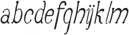 Anguillette otf (400) Font LOWERCASE