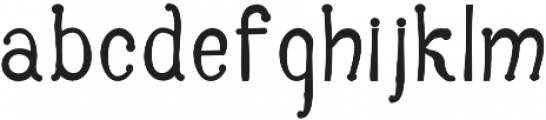 Anguillette otf (700) Font LOWERCASE