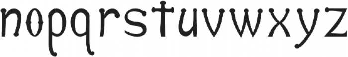 Anguillette otf (700) Font LOWERCASE