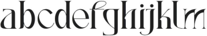 Anguishop otf (400) Font LOWERCASE