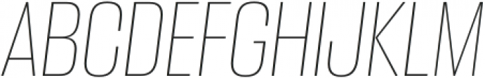 Anguita Sans ExtraLight It otf (200) Font UPPERCASE