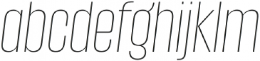 Anguita Sans ExtraLight It otf (200) Font LOWERCASE