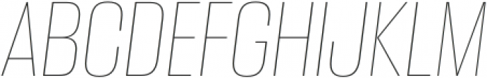 Anguita Sans Thin It otf (100) Font UPPERCASE