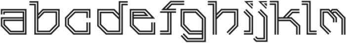 Anguloso Duo Spur otf (400) Font LOWERCASE