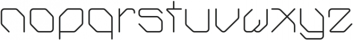 Anguloso Light Rounded ttf (300) Font LOWERCASE