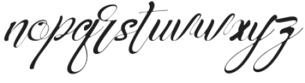 Anicha Script Regular otf (400) Font LOWERCASE