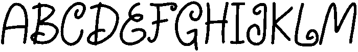 Anika Regular otf (400) Font UPPERCASE