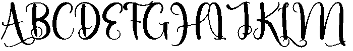 Animal Regular otf (400) Font UPPERCASE