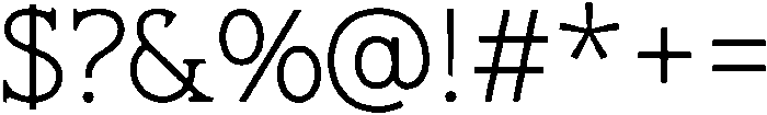 Animus-Bold otf (700) Font OTHER CHARS