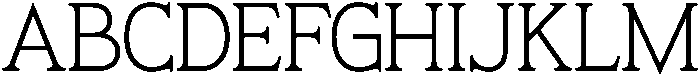 Animus-Bold otf (700) Font UPPERCASE