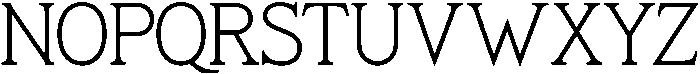 Animus-Bold otf (700) Font UPPERCASE