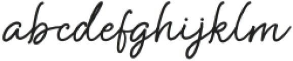 Anisa Signature otf (400) Font LOWERCASE