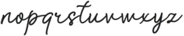 Anisa Signature otf (400) Font LOWERCASE