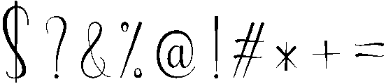 Anisha otf (400) Font OTHER CHARS