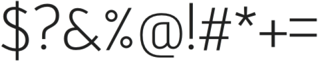 Anjara Extra_light otf (300) Font OTHER CHARS