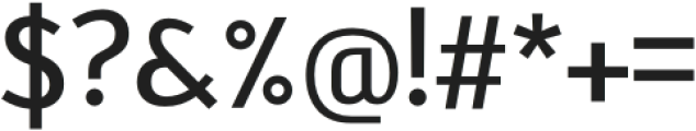 Anjara Medium otf (500) Font OTHER CHARS