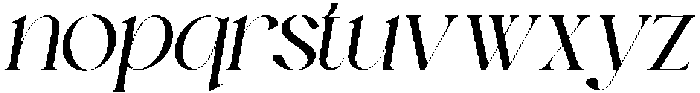 Ankadi italic otf (400) Font LOWERCASE