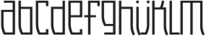 Ankara Light otf (300) Font LOWERCASE