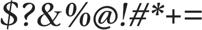 Anko Regular Italic otf (400) Font OTHER CHARS