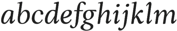 Anko Regular Italic otf (400) Font LOWERCASE