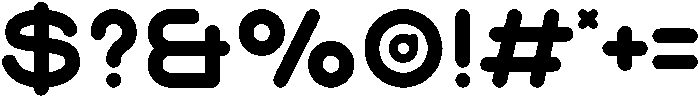 Anko otf (700) Font OTHER CHARS