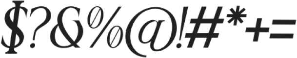 Ankora Slant otf (400) Font OTHER CHARS