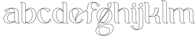 Ankori Outline Regular otf (400) FONT