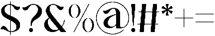 Anlira otf (400) Font OTHER CHARS